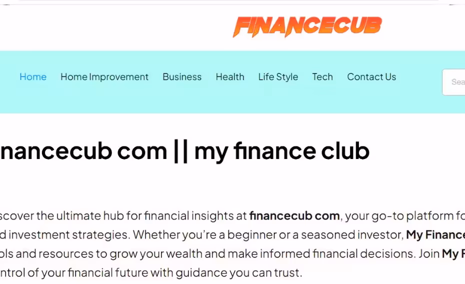 financecub com